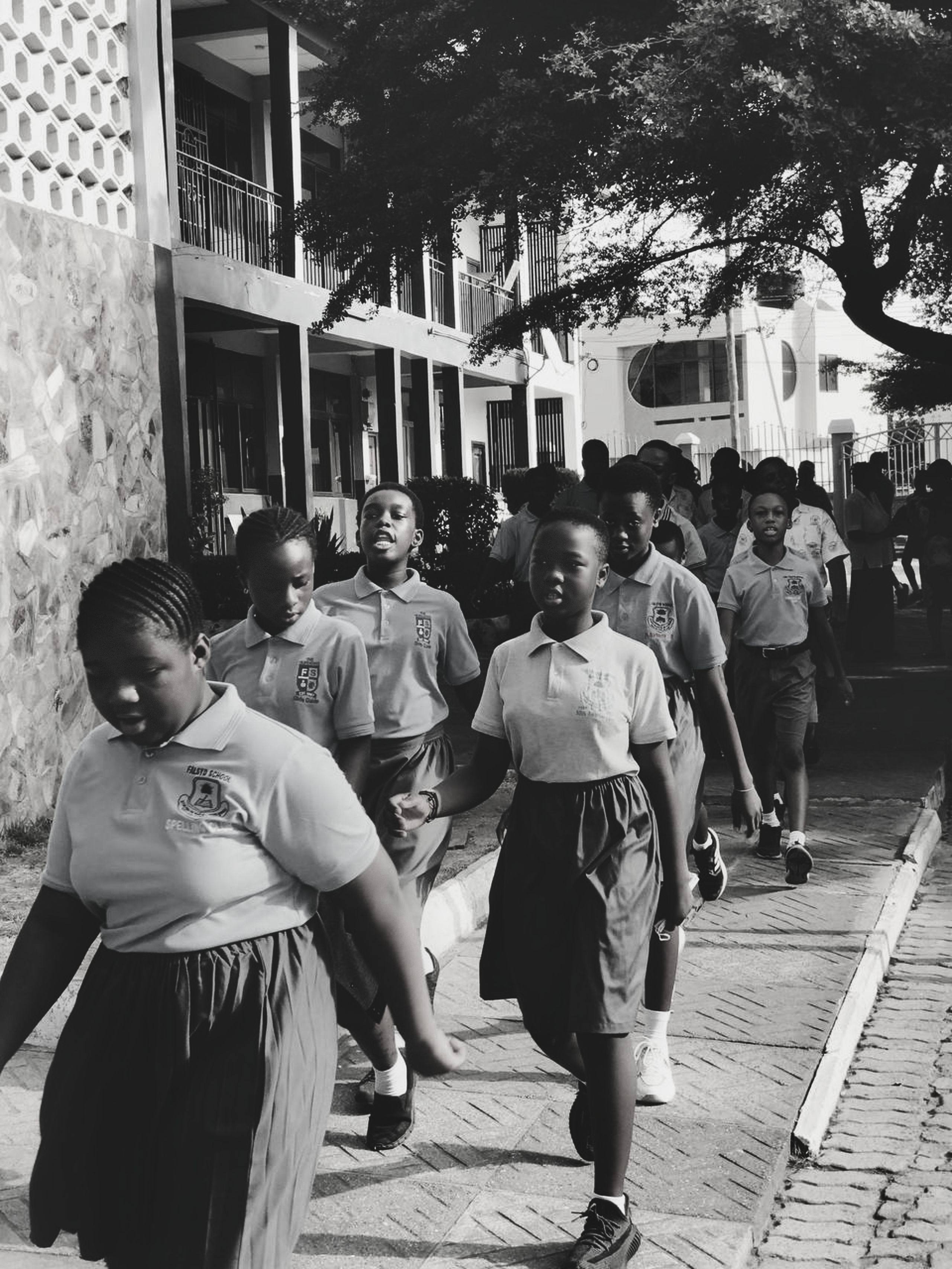 Students in a learning environment